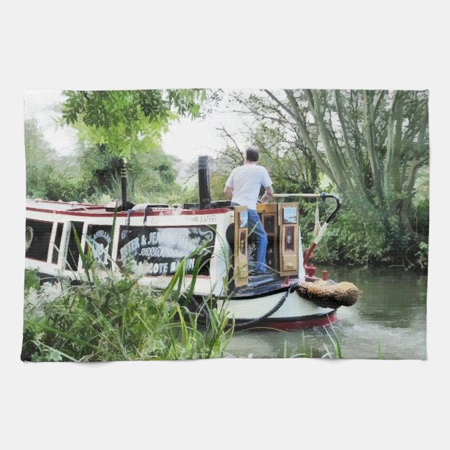LINGE DE CUISINE BATEAUX DE CANAL (Horizontal)
