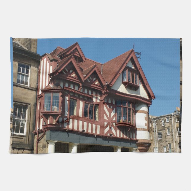 Linge De Cuisine Bâtiment en chêne Tudor, Edimbourg, Ecosse (Horizontal)
