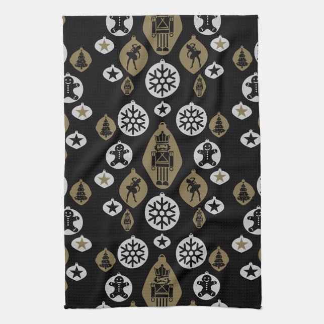 Linge De Cuisine Baubes de noisettes de Noël (Vertical)