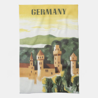 Linge De Cuisine Bavière, Allemagne, Château Allemand Art de Voyage