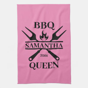 Linge De Cuisine BBQ Funny Barbecue personnalisé Queen Apron Cuttin
