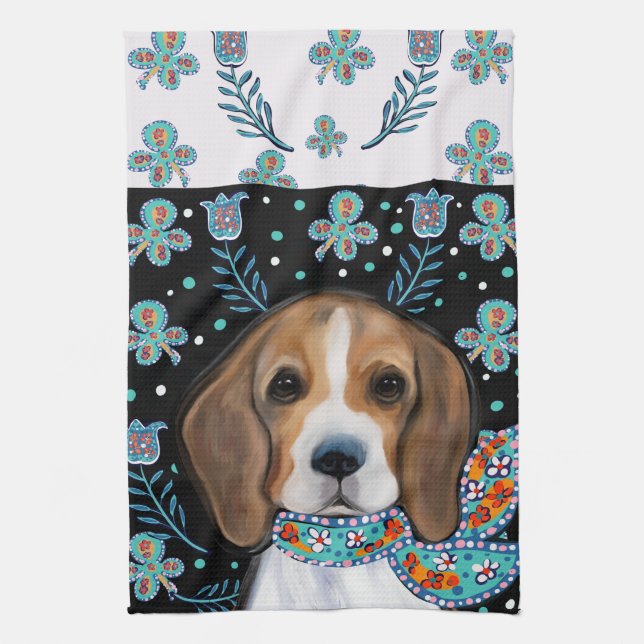 Linge De Cuisine Beagle          (Vertical)