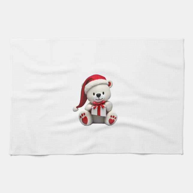 Linge De Cuisine Bear Christmas Christmas (Horizontal)
