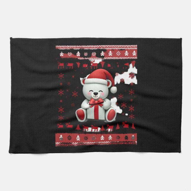 Linge De Cuisine Bear Christmas Christmas (5) (Horizontal)