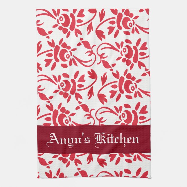 Linge De Cuisine Beau art hongrois personnalisé (Vertical)