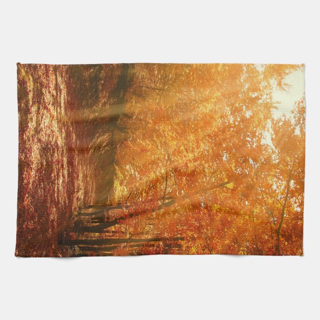 Linge De Cuisine Beau automne (Horizontal)