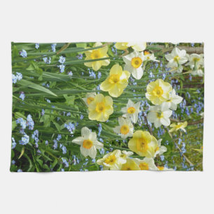 Linge De Cuisine Beau jardin de jonquilles jaunes