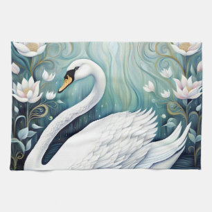 Linge De Cuisine Beau Swan
