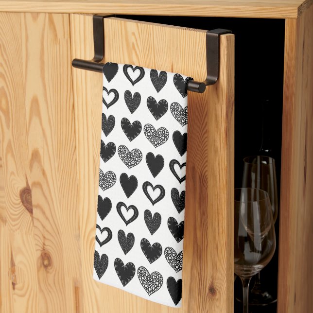 Linge De Cuisine Beaucoup d'amour (Pliage en tiers)