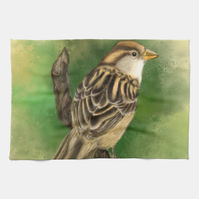 Linge De Cuisine Beautiful Kitchen Towel Little Sparrow (Horizontal)