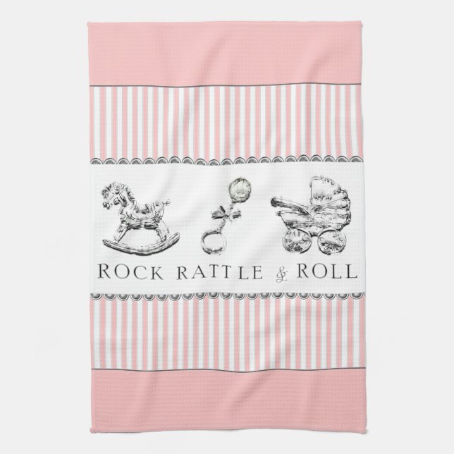 Linge De Cuisine Bébé Fille Drôle (Vertical)