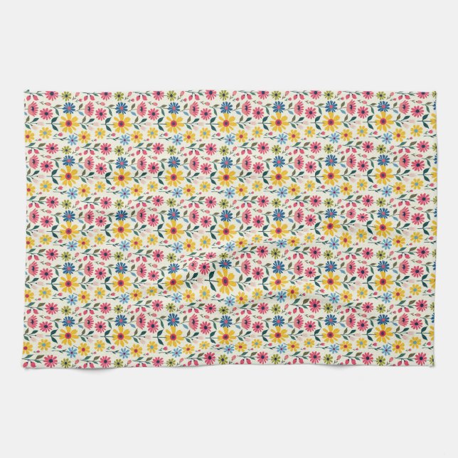 Linge De Cuisine Bébé Fleur (Horizontal)