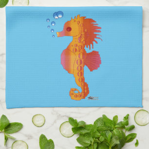 Linge De Cuisine Bébé hippocampe à bulles