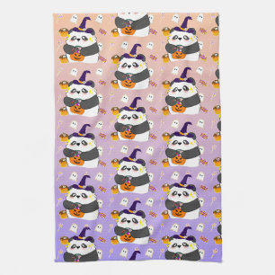 Linge De Cuisine Bébé mignon Halloween Panda Trick ou traitement