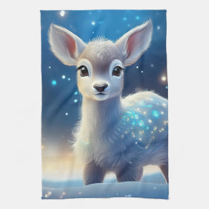 Linge De Cuisine Bébé Reindeer Sparkling Starry Nuit