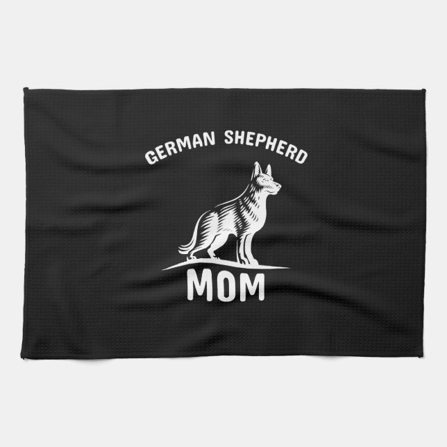 Linge De Cuisine Beekeeper Art German Shepherd Mommy (Horizontal)