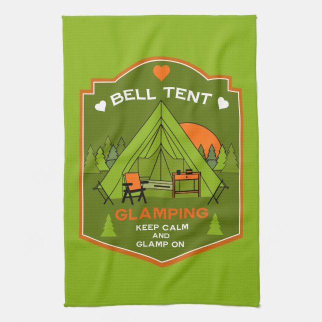 Linge De Cuisine Bell Tent Glamping (Vertical)