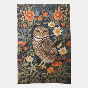 Linge De Cuisine Belle Chouette bractée William Morris Inspiré