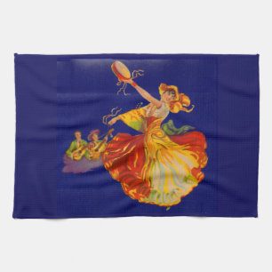 Linge De Cuisine belle danseuse espagnole