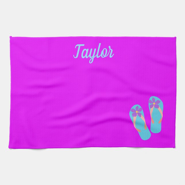 Linge De Cuisine Belle et tropicale tongs (Horizontal)