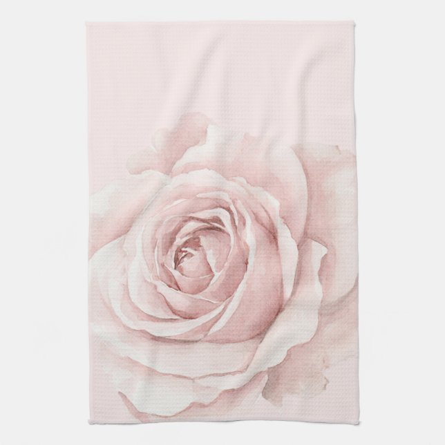 Linge De Cuisine Belle Rose Belle Fleur Rose (Vertical)