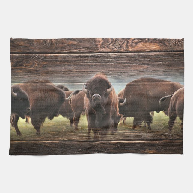 Linge De Cuisine Belle Trousse De Buffalo (Horizontal)