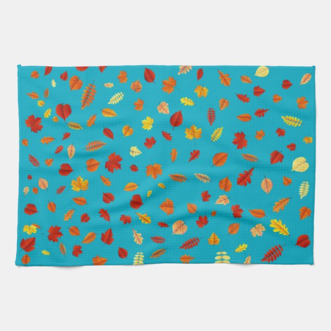 Linge De Cuisine Belles feuilles d'automne (Horizontal)