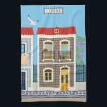 Linge De Cuisine Belles maisons portugaises avec tuiles ou azulejos<br><div class="desc">Lorsque vous vous promenez dans les rues anciennes de Lisbonne, Porto ou d'autres villes portugaises, vous découvrirez que l'histoire et la modernité se marient harmonieusement, laissant des souvenirs indélébiles à tous ceux qui visitent. Chaque ville possède des trésors architecturaux, mais le charme des vieilles maisons portugaises avec balcons en fer...</div>