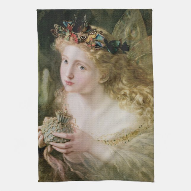 Linge De Cuisine Belles Papillons Fées par Sophie Anderson (Vertical)