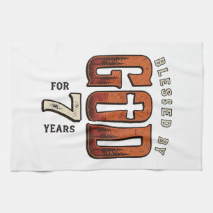 Linge De Cuisine Béni par Dieu 7 Ans Vintage Chemise Chrétienne