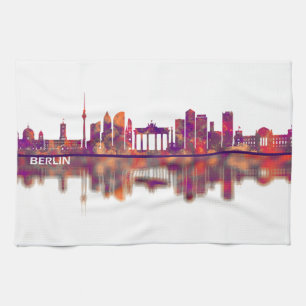 Linge De Cuisine Berlin Allemagne Skyline