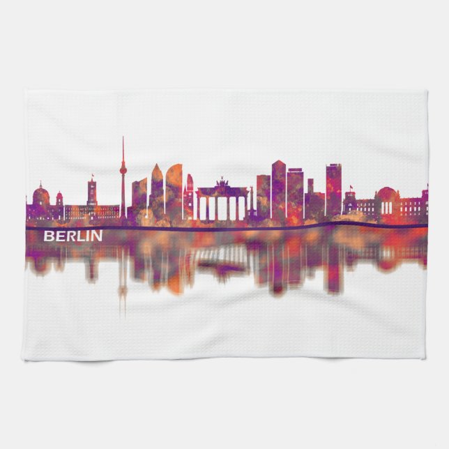 Linge De Cuisine Berlin Allemagne Skyline (Horizontal)
