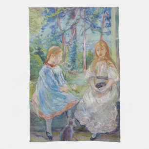 Linge De Cuisine Berthe Morisot - Jeunes filles à la fenêtre