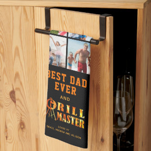 Linge De Cuisine BEST DAD EVER GRILL MASTER 20 Photo Collage