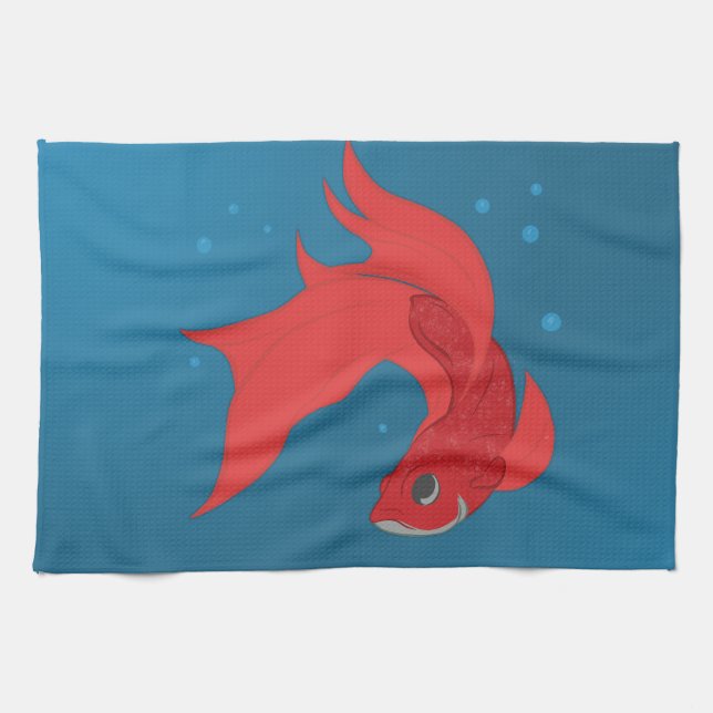 Linge De Cuisine Beta Fish (Horizontal)
