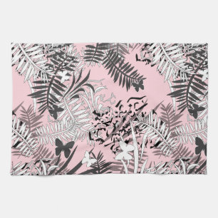Linge De Cuisine Beurre tropicale feuille de palme tropicale sans j