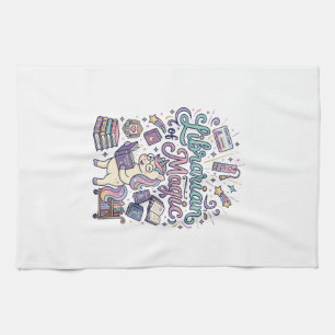 Linge De Cuisine Bibliothécaire Licorne de Vêtements Imprimés Magiq