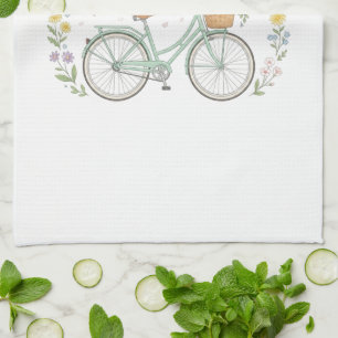 Linge De Cuisine Bicyclette Fleurie Vintage Bloom & Glow Cuisine de