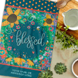 Linge De Cuisine Bienheureux coeur d'abeilles florales amusant Cita<br><div class="desc">Joli Nom Floral Coloré ou Citation Serviettes Personnalisées. Ces jolies serviettes chic et bienheureuses sont parfaites pour ajouter un peu de joie à votre cuisine. Que vous soyez un chef chevronné ou un aspirant cuisinier, ces serviettes sont le compagnon idéal pour toute aventure culinaire. Ils font aussi de délicieux cadeaux...</div>