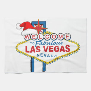Linge De Cuisine Bienvenue à Fabulous Las Vegas Noël