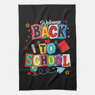 Linge De Cuisine Bienvenue à l'école Professeur Bonne Première Jour