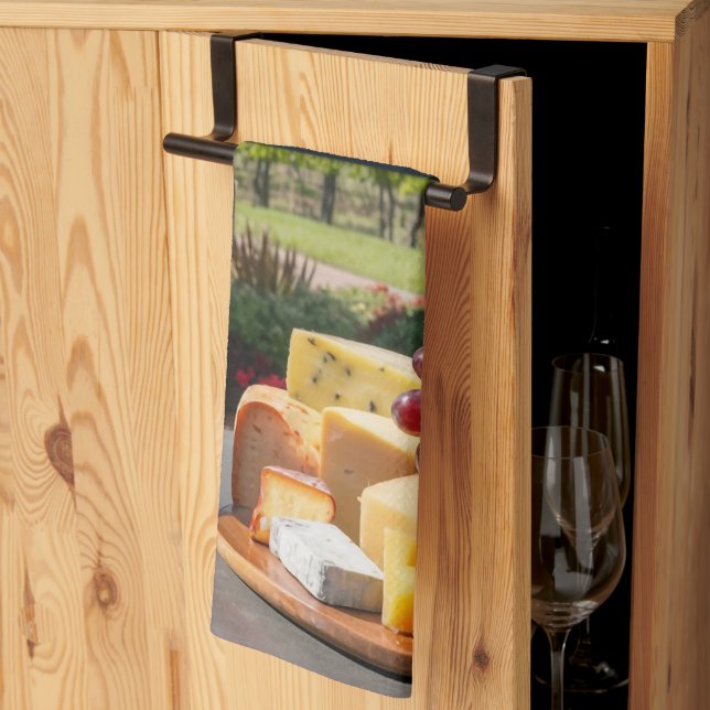 Linge De Cuisine Bienvenue à Napa Valley Wine & Cheese (Pliage en tiers)