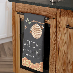 Linge De Cuisine Bienvenue à notre Hive personnalisée