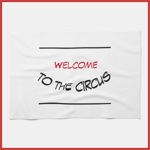 Linge De Cuisine Bienvenue au Circus Kitchen Towel