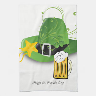 Linge De Cuisine Bière Casquette de cuisine Saint Patrick's Day