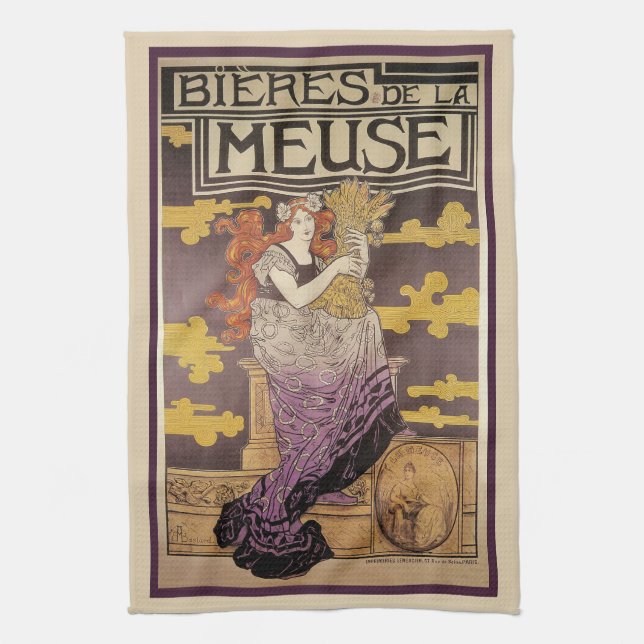 Linge De Cuisine Bière de la Meuse par Marc Auguste Bastard (Vertical)