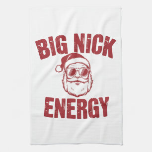 Linge De Cuisine Big Nick Énergie Drôle de Père Noël Blague de Noël