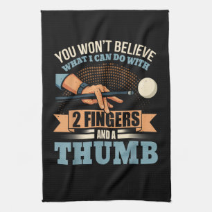 Linge De Cuisine Billard drôle de piscine