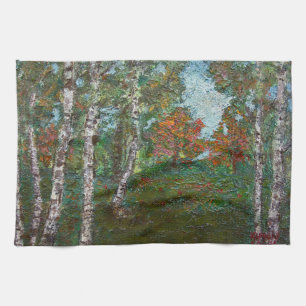 Linge De Cuisine Birch Trees (par Kimon Loghi)