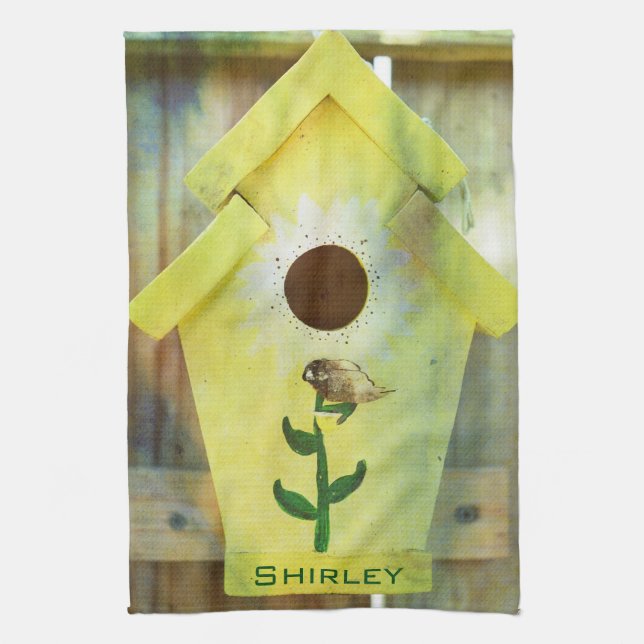 Linge De Cuisine Birdhouse par Shirley Taylor (Vertical)